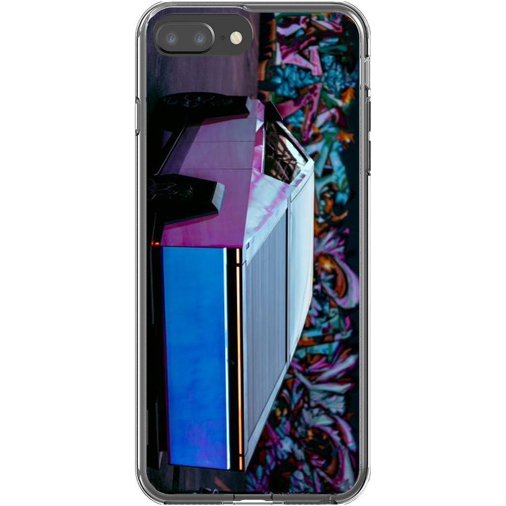 Multicolor Wrapped Tesla Cybertruck Back Alley - Phone Cases