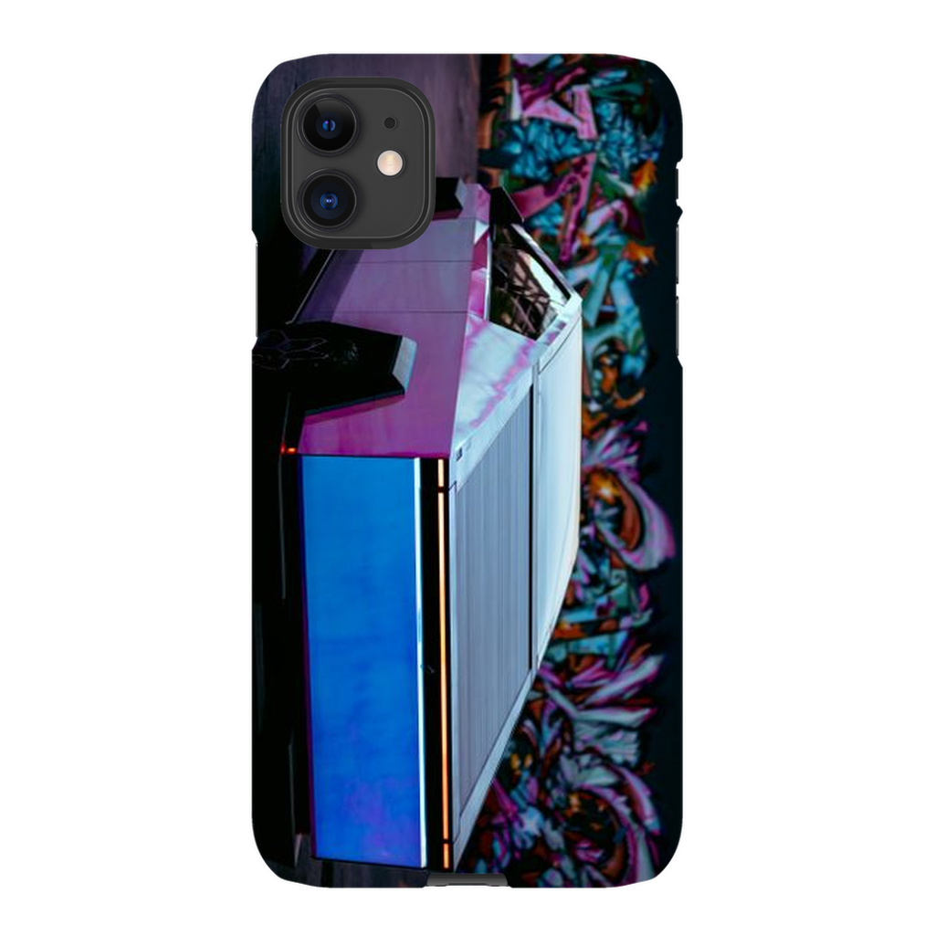 Multicolor Wrapped Tesla Cybertruck Back Alley - Phone Cases