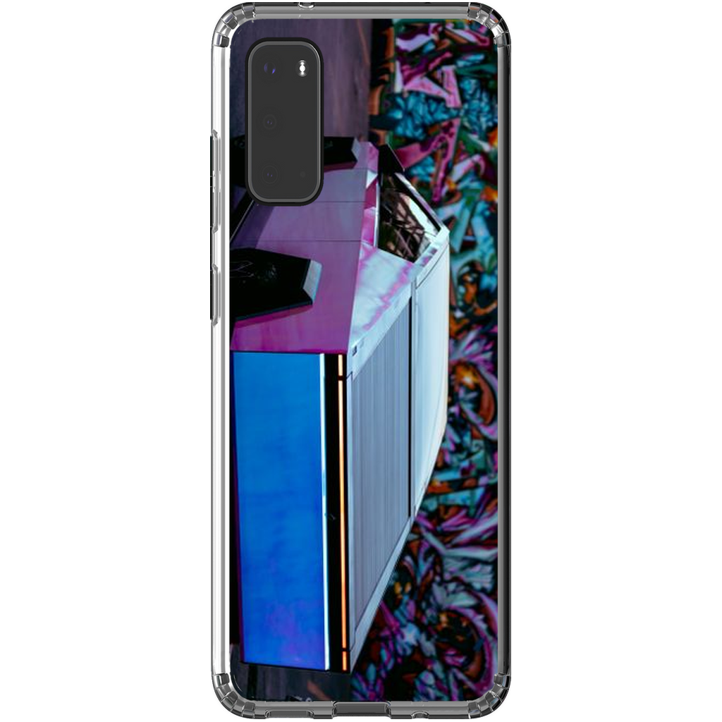 Multicolor Wrapped Tesla Cybertruck Back Alley - Phone Cases