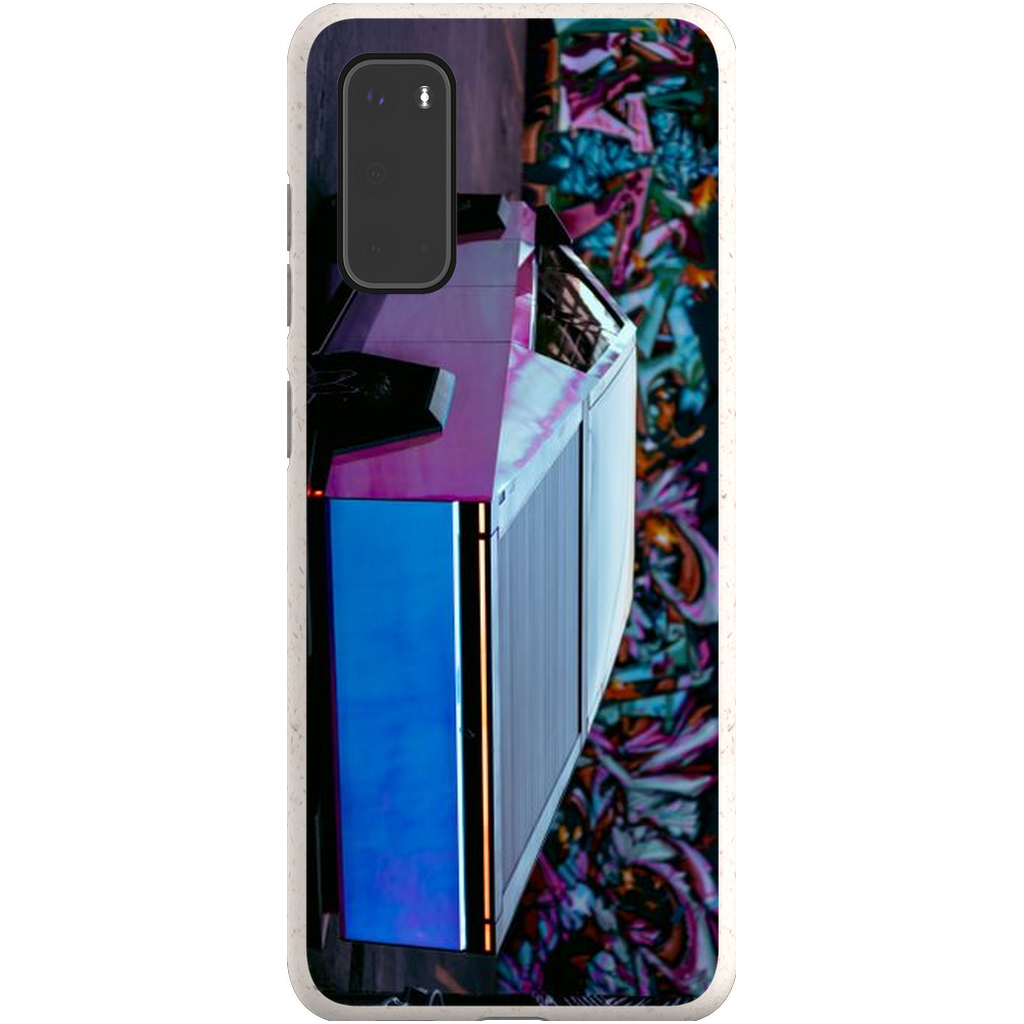 Multicolor Wrapped Tesla Cybertruck Back Alley - Phone Cases