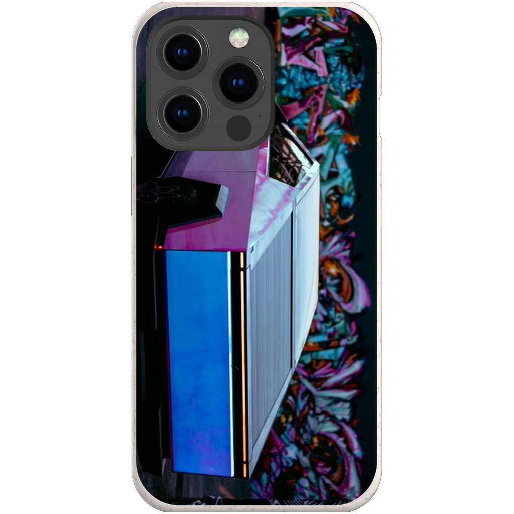 Multicolor Wrapped Tesla Cybertruck Back Alley - Phone Cases