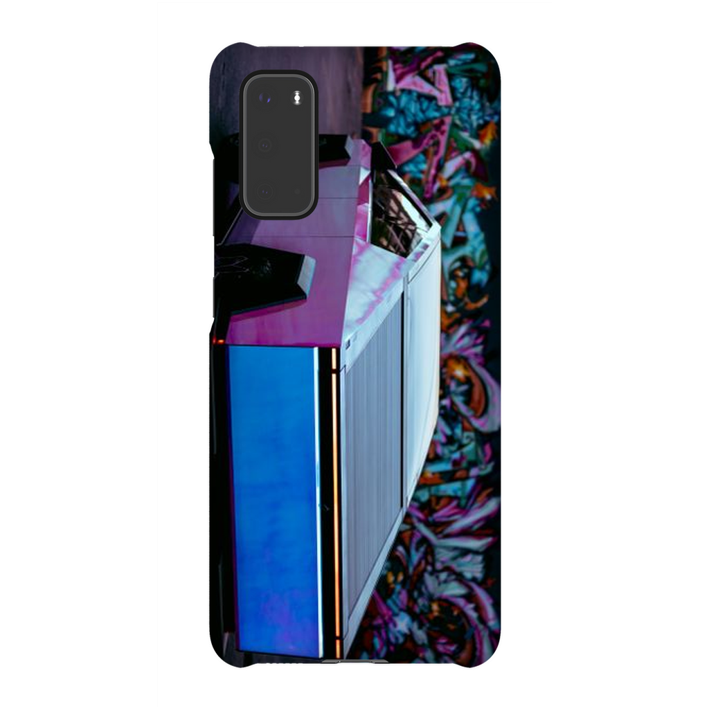 Multicolor Wrapped Tesla Cybertruck Back Alley - Phone Cases