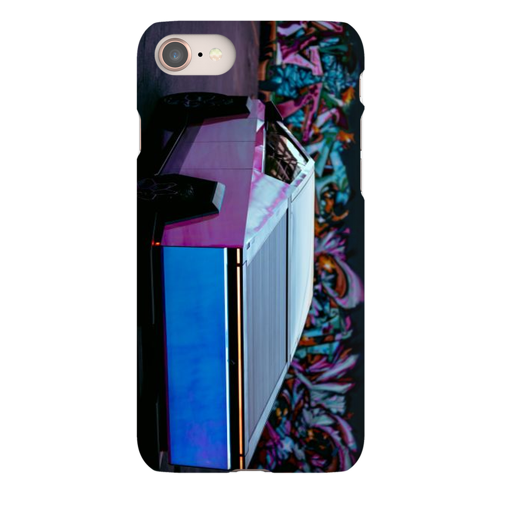 Multicolor Wrapped Tesla Cybertruck Back Alley - Phone Cases