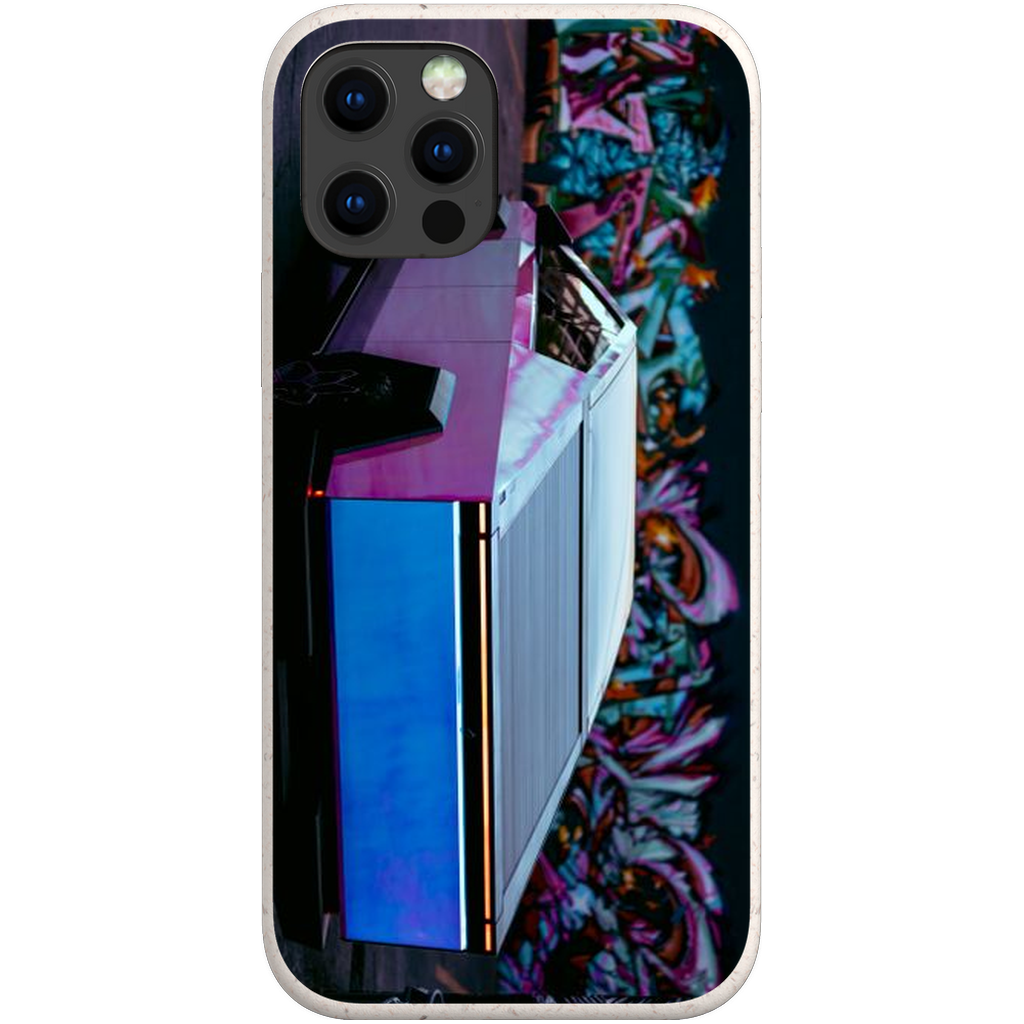 Multicolor Wrapped Tesla Cybertruck Back Alley - Phone Cases