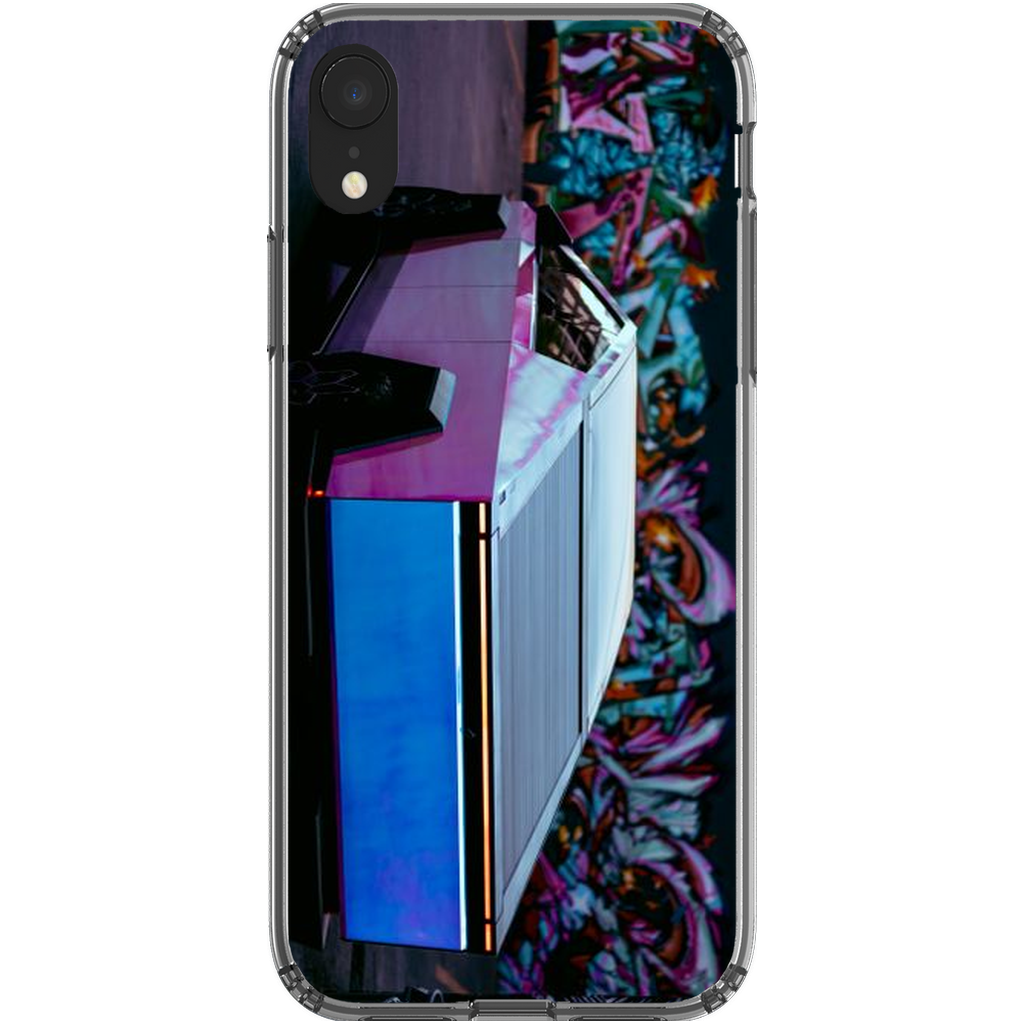 Multicolor Wrapped Tesla Cybertruck Back Alley - Phone Cases