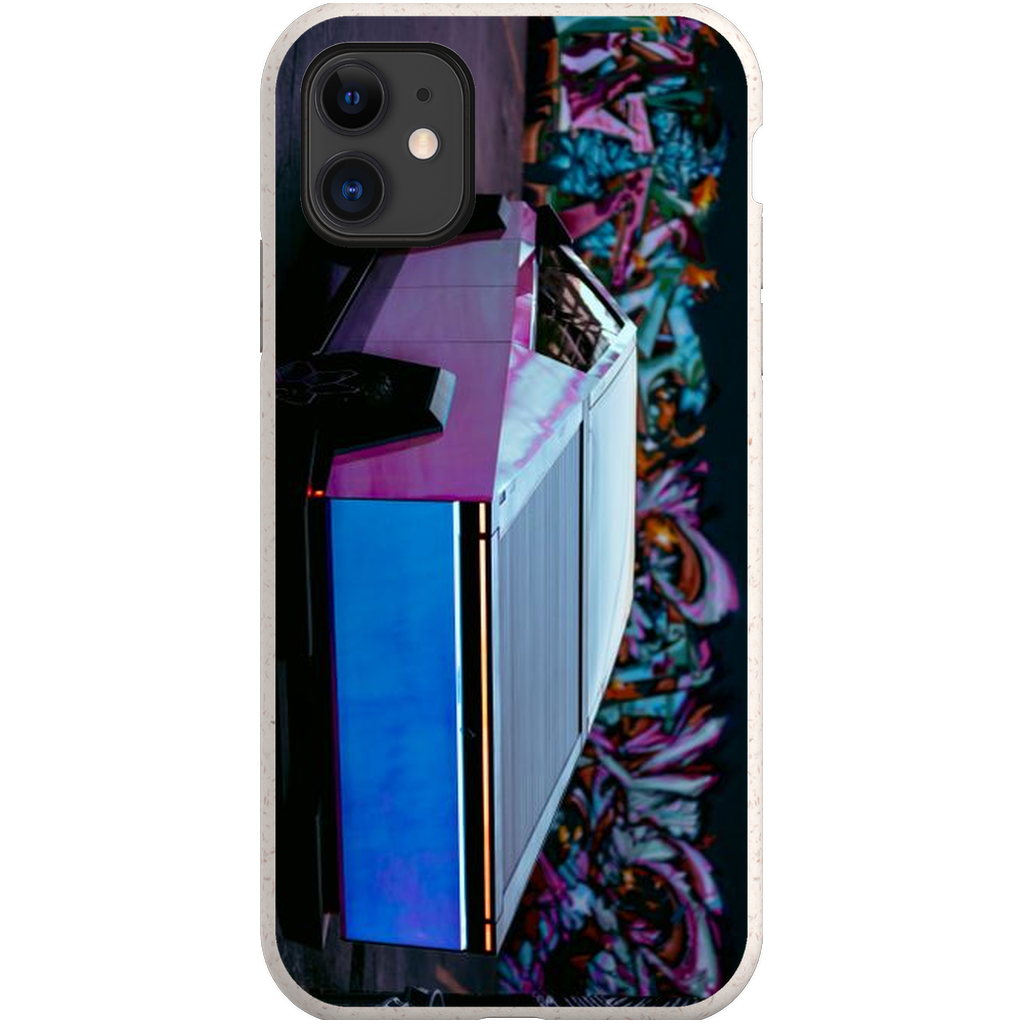 Multicolor Wrapped Tesla Cybertruck Back Alley - Phone Cases