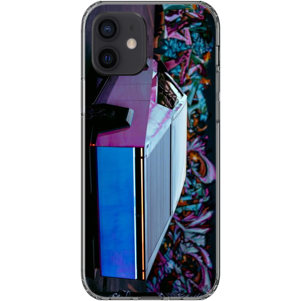 Multicolor Wrapped Tesla Cybertruck Back Alley - Phone Cases