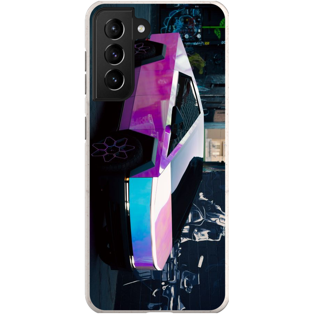 Multicolor Wrapped Tesla Cybertruck - Phone Cases