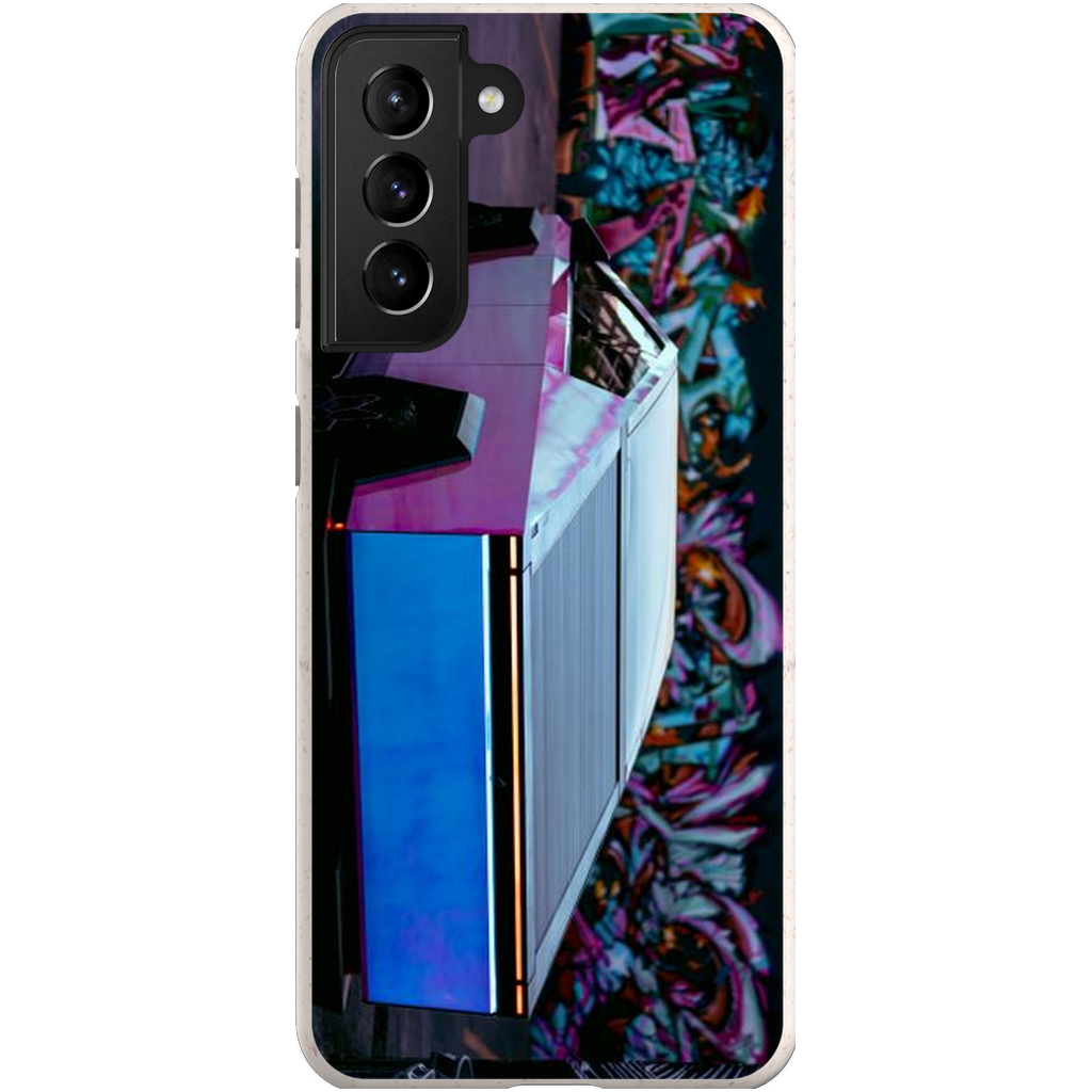 Multicolor Wrapped Tesla Cybertruck Back Alley - Phone Cases