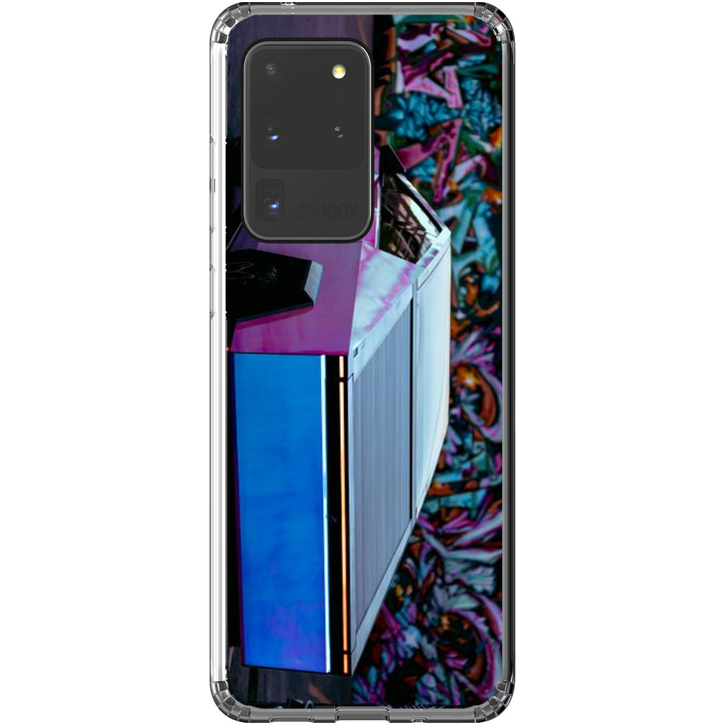 Multicolor Wrapped Tesla Cybertruck Back Alley - Phone Cases